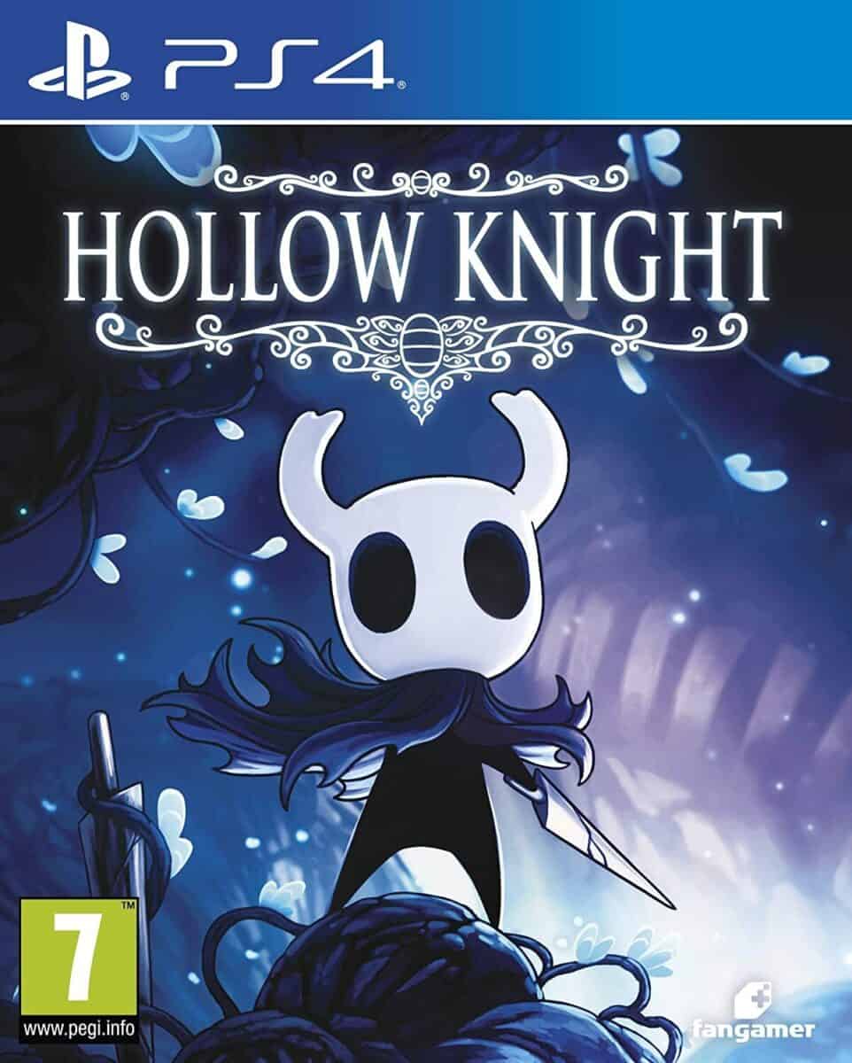 The front cover of Hollow Knight PlayStation Now games