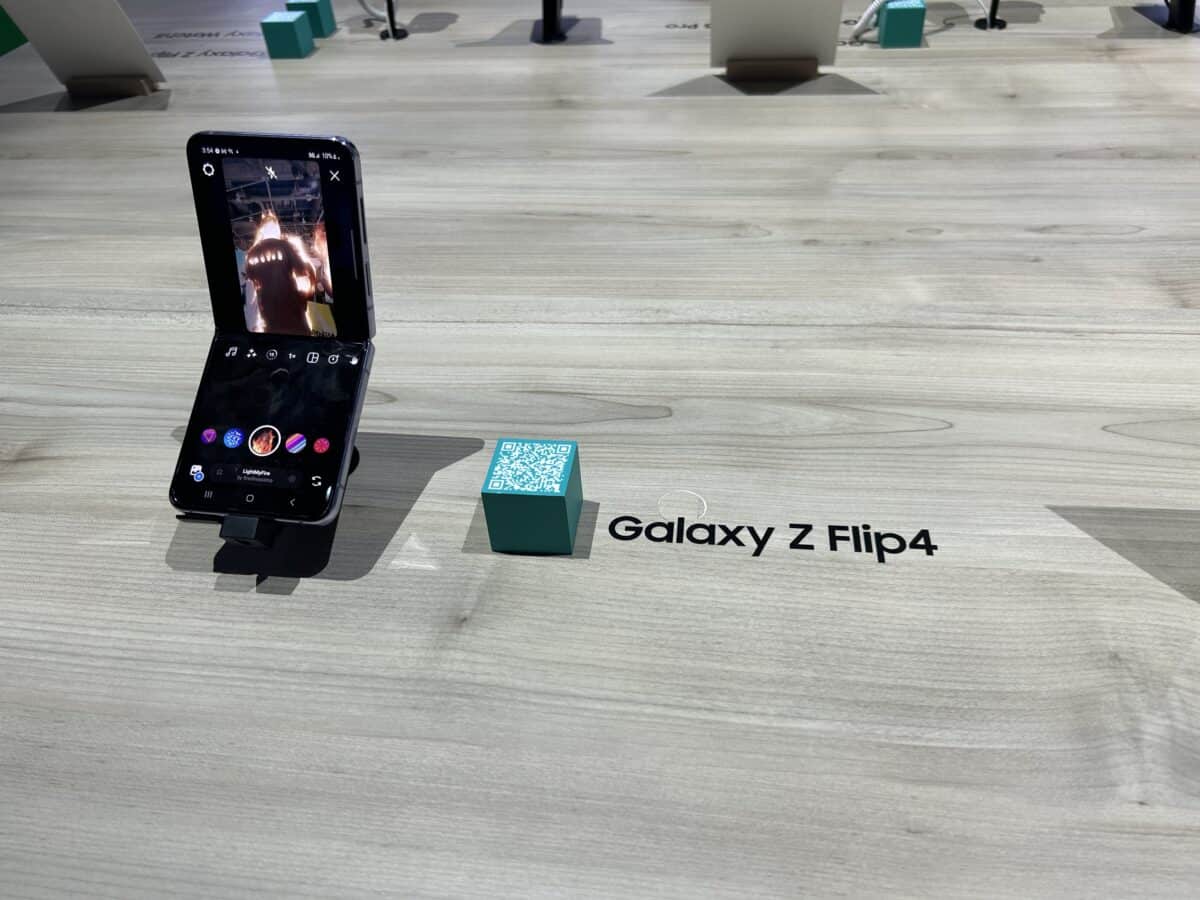 Samsung Galaxy Z Flip4 Phone at CES 2023
