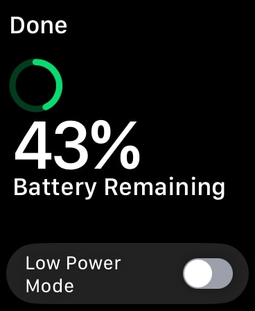 Step 3: Move the Slider for Low Power Mode to the Right