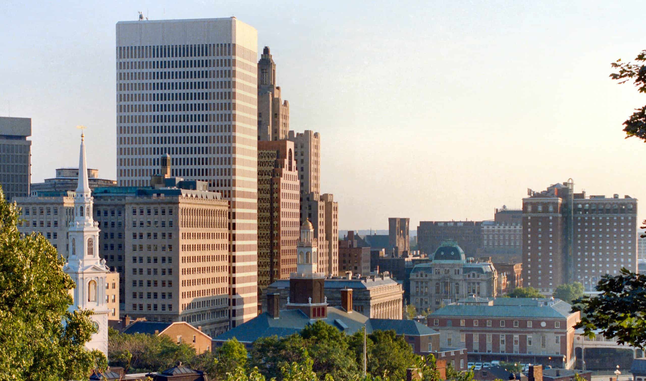 a view of Providence skyline