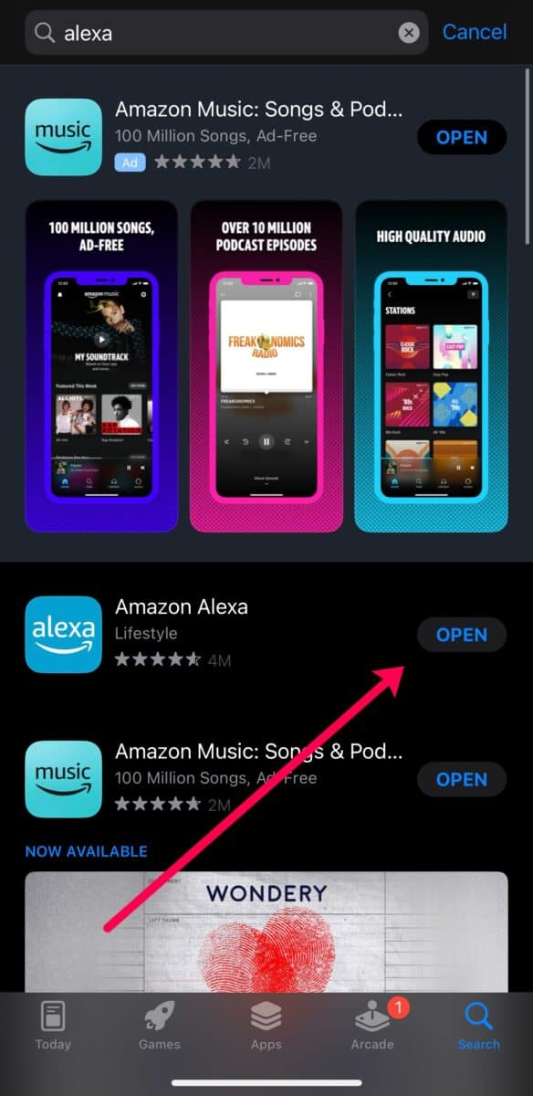 Connect Alexa to iPhone