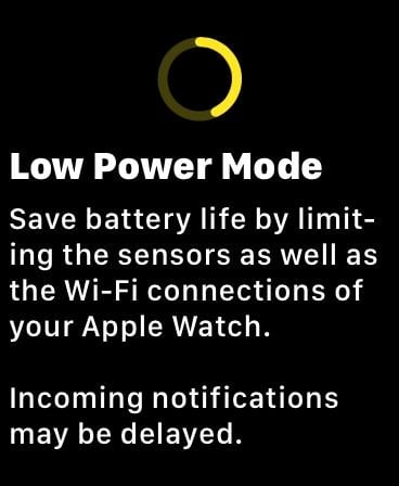 Power Reserve Apple Watch