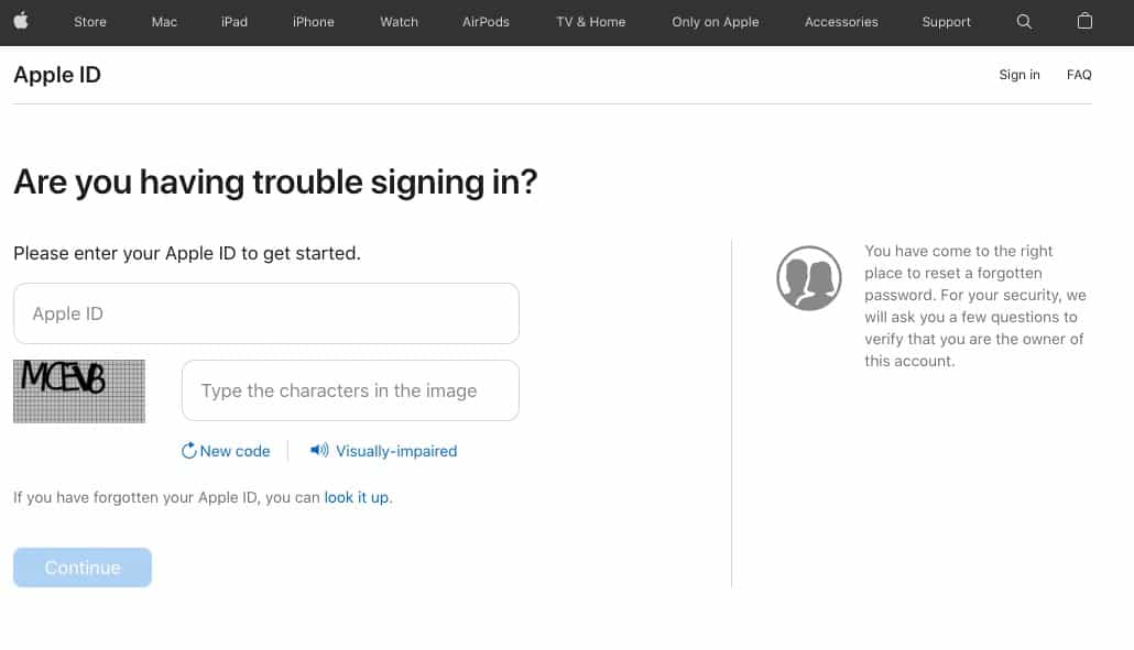 Apple ID: Are you having trouble signing in?