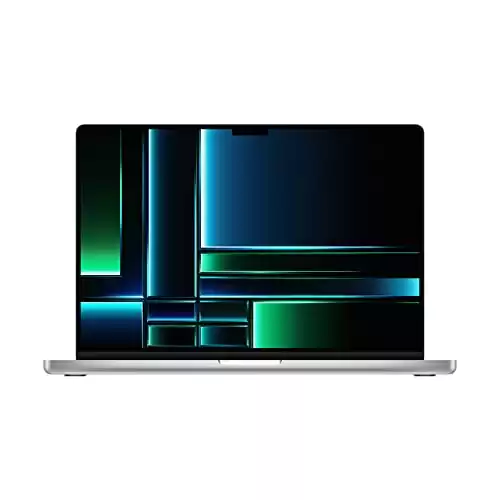 Apple 2023 MacBook Pro Laptop M2 Max chip with 12‑core CPU and 38‑core GPU: 16.2-inch Liquid Retina XDR Display, 32GB Unified Memory, 1TB SSD Storage. Works with iPhone/iPad; Silver