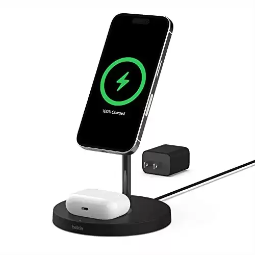 Belkin MagSafe 2-in-1 Wireless Charging Stand
