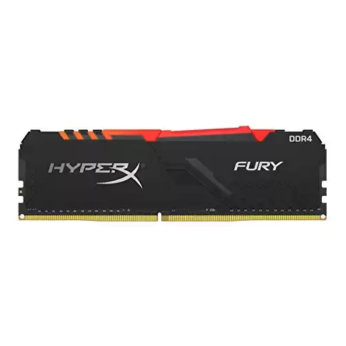 HyperX Fury RGB 16GB 2666MHz DDR4 CL16 DIMM 1Rx8 Single Stick HX426C16FB4A/16