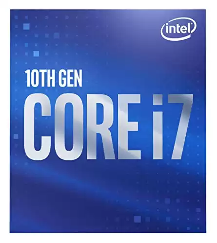 Intel Core i7-10700 Desktop Processor 8 Cores up to 4.8 GHz LGA 1200 (Intel 400 Series Chipset) 65W, BX8070110700
