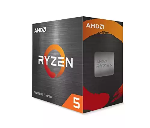AMD Ryzen 5 5600X 6-core, 12-Thread Unlocked Desktop Processor with Wraith Stealth Cooler