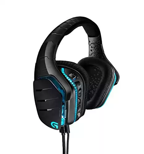 Logitech G633 Artemis Spectrum – RGB 7.1 Dolby and DTS Headphone Surround Sound Gaming Headset – PC, PS4, Xbox One, Switch, and Mobile Compatible – Exceptional Audio Performance – Black