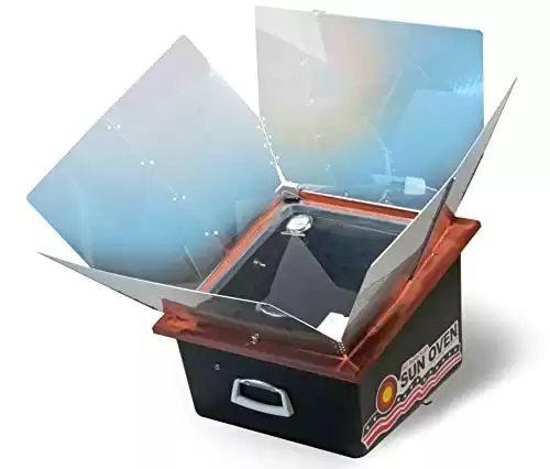 Official All American Sun Oven- The Ultimate Solar Oven with Large Cooking Chamber and No-Spill Leveling Rack