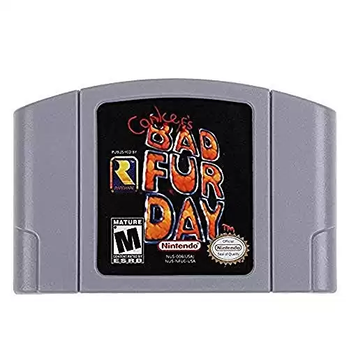 For Nintendo 64 N64 Game Card Cartridge Console US Version - Bad Fur Day