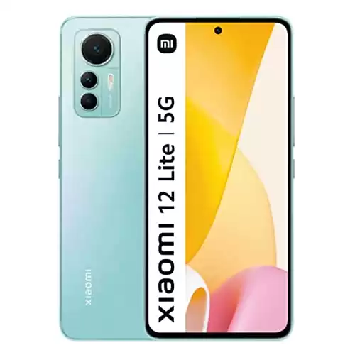 Xiaomi 12 Lite 5G + 4G LTE (128GB + 8GB) Global Version Unlocked 6.55" 108MP Triple Camera (Not for Verizon Boost At&T Cricket Straight) + (w/Fast Car 51W Charger Bundle) (Lite Green)