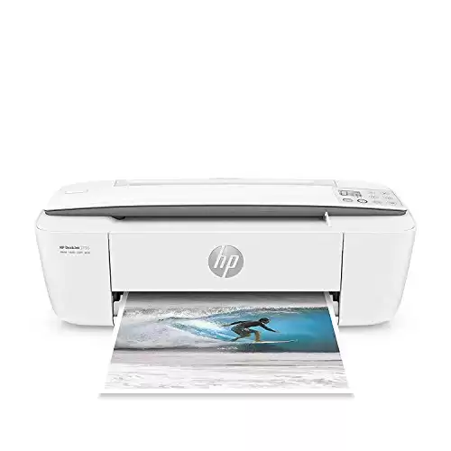 HP DeskJet 3755 Compact All-in-One Wireless Printer, HP Instant Ink, Works with Alexa - Stone Accent (J9V91A)