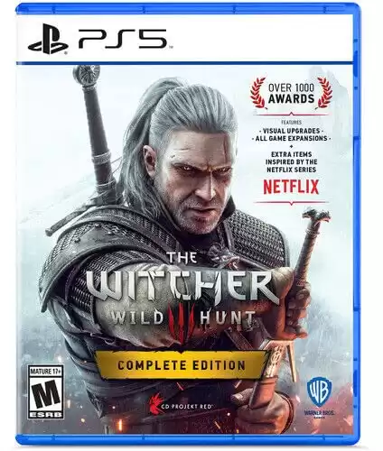 Rivkin Witcher 3: Wild Hunt Complete Edition for PlayStation 5 PS5 Video Game