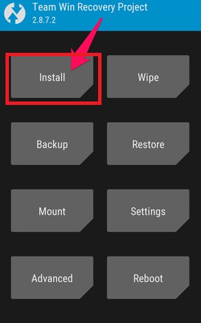 Step 3: Tap the Backup button within the TWRP menu and follow the instructions to back up your phone. Once the backup is complete, tap “install.”