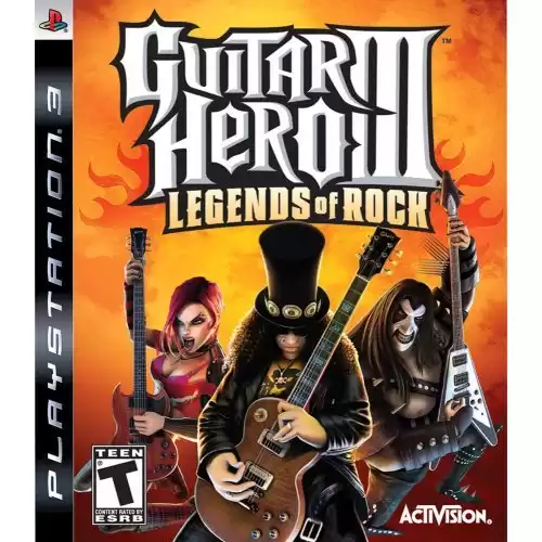 Guitar Hero III: Legends of Rock - Playstation 3 (Game only)