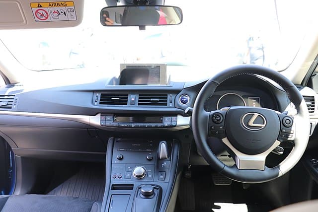 interior of Lexus CT 200H