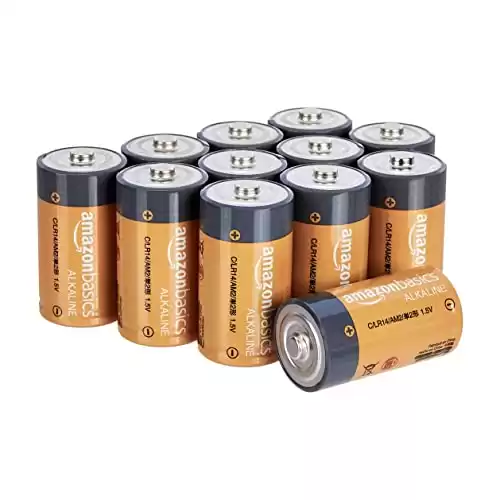 Amazon Basics 12 Pack C Cell Batteries