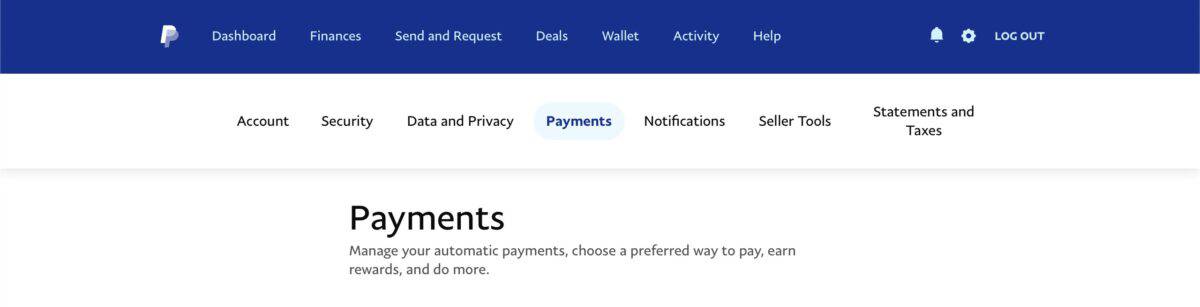 Cancel automatic payments on PayPal