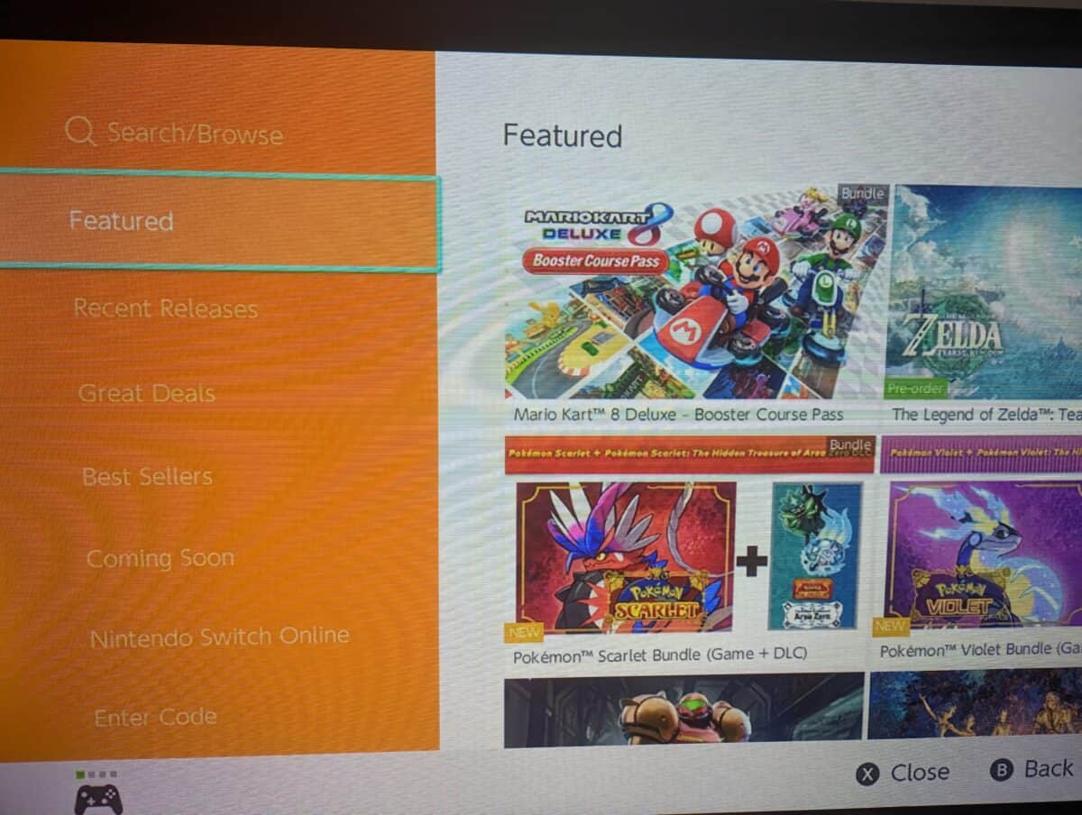Download Games on the Nintendo Switch featured eShop