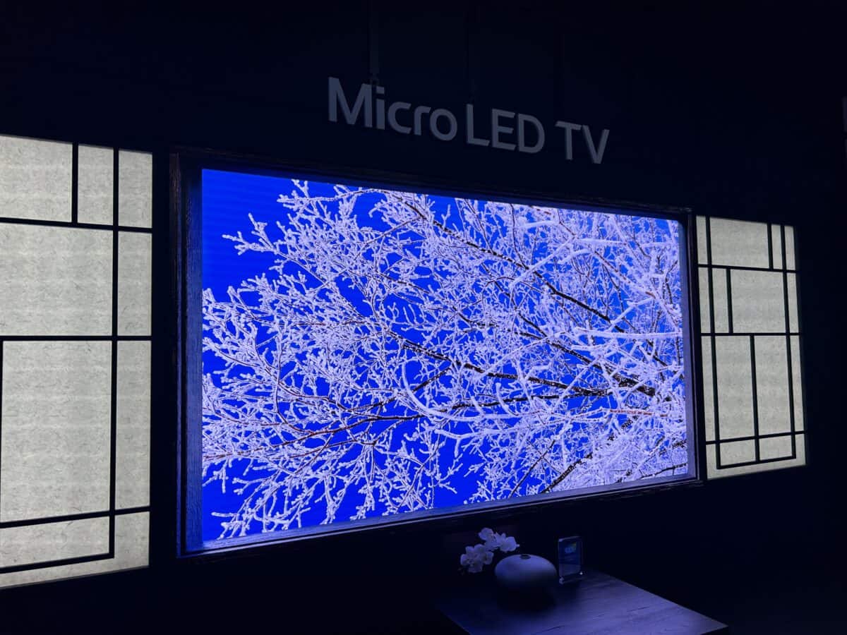 LG Micro LED TV at CES
