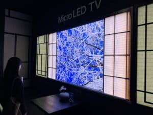 LG Micro LED TV at CES