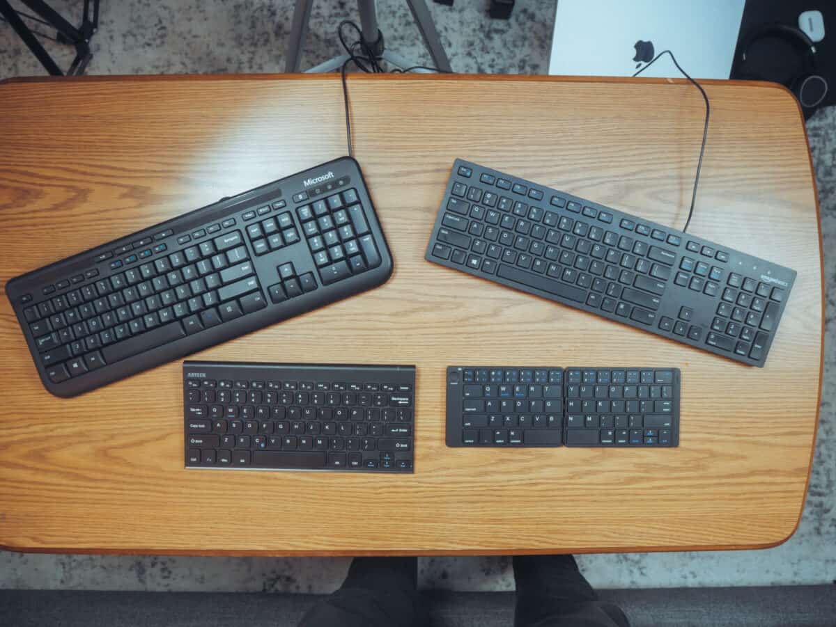 Keyboards together