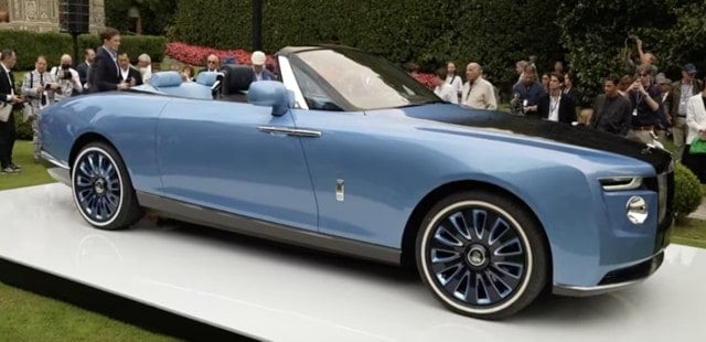 rolls royce boat tail most expensive car in the world