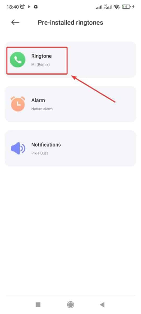 Change your ringtone on Android, ringtone settings