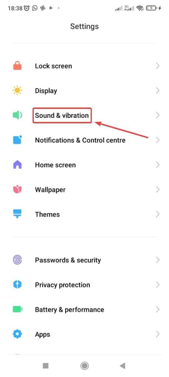 Change your ringtone on Android, settings