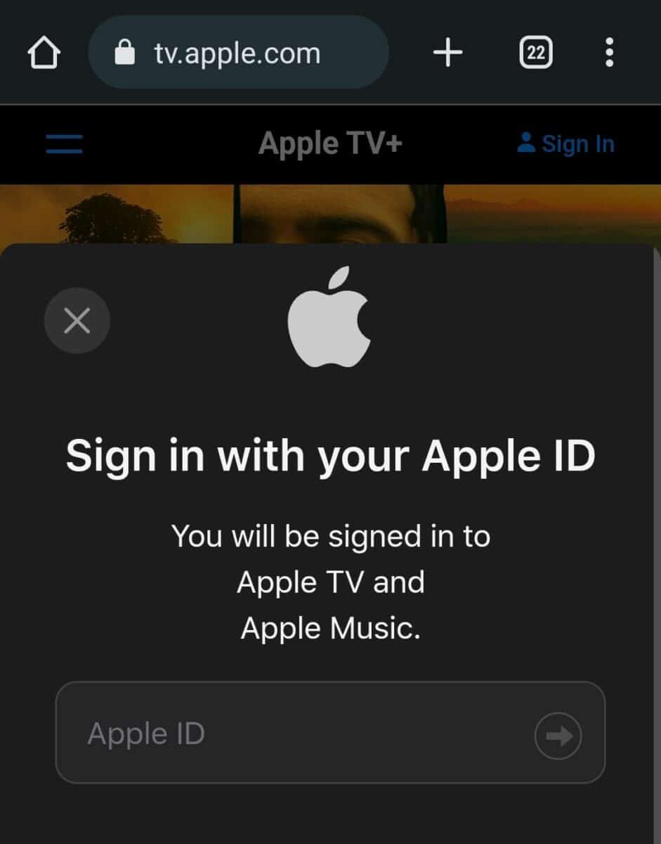 Can i watch apple online tv on samsung phone