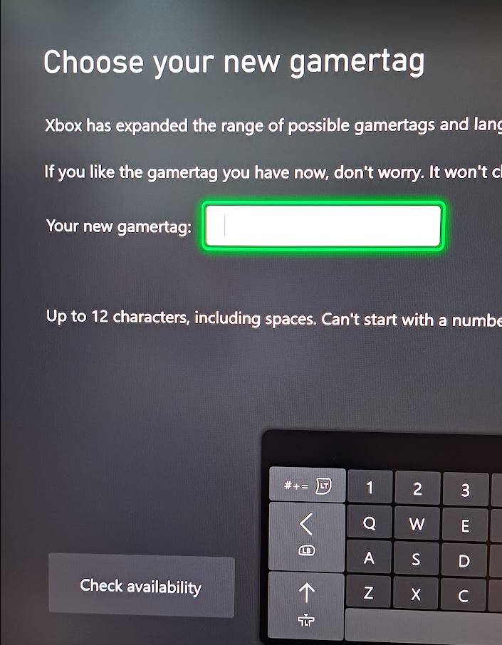 how to change xbox gamer tag