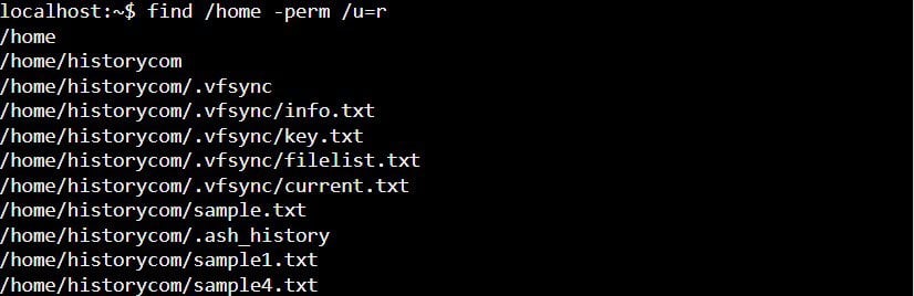 Use find command in Linux 16