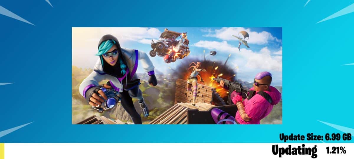 Image showing how to download the Fortnite game via the Epic Games app