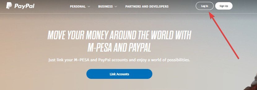 Add money to PayPal website