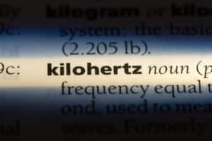kilohertz definition dictionary