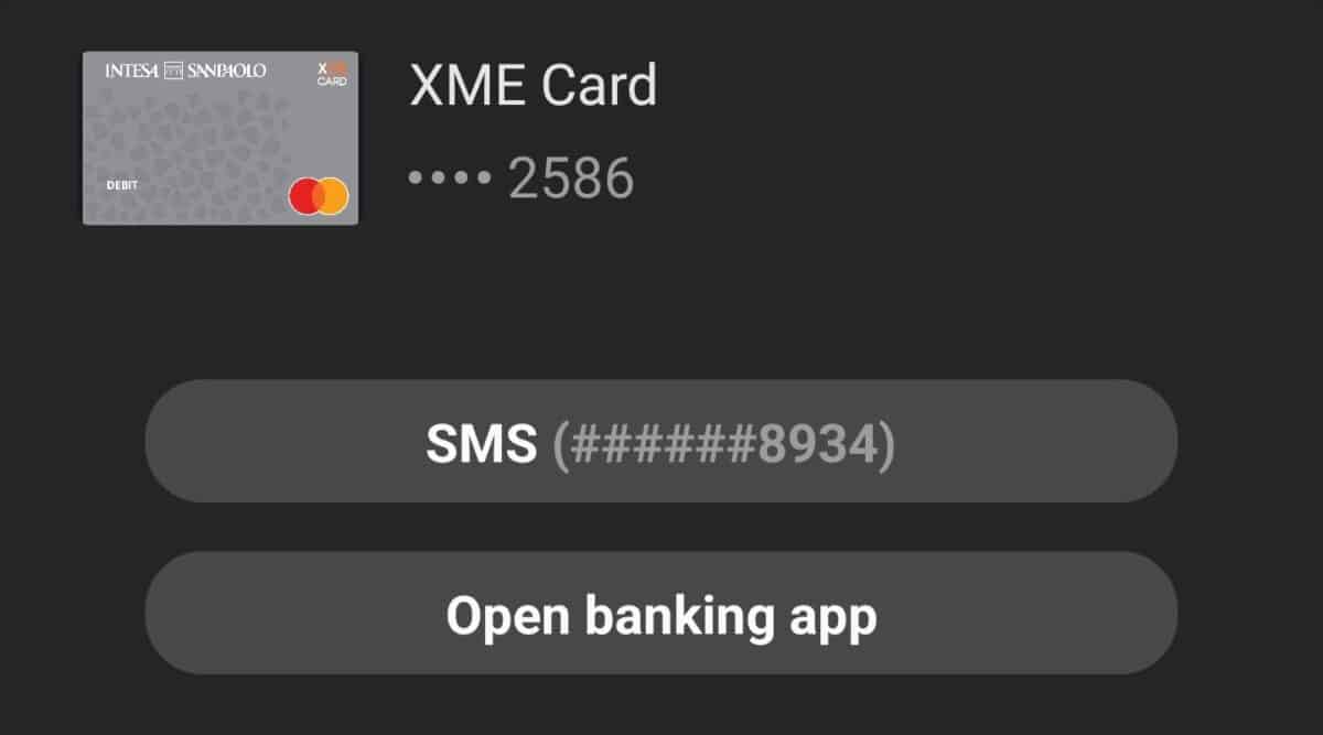 Samsung pay verify your card