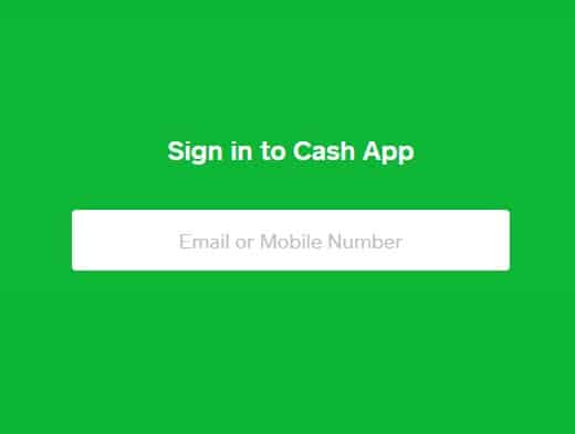 Sign into Cash App.