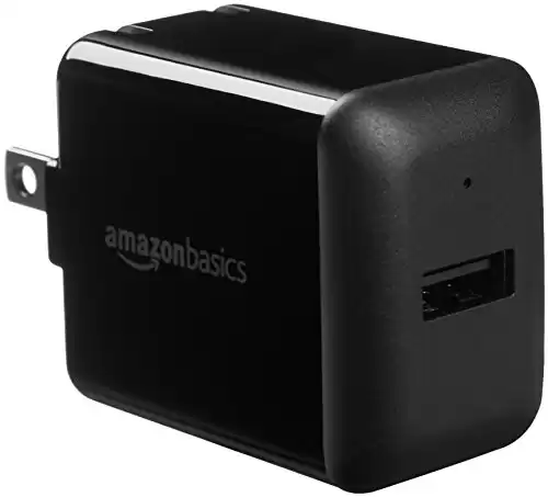 AmazonBasics 12W USB-A Wall Charger