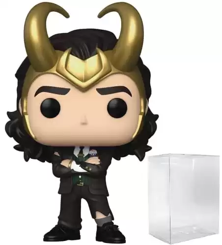 Marvel: Loki - President Loki Funko Pop! Vinyl Figure (Bundled with Compatible Pop Box Protector Case)