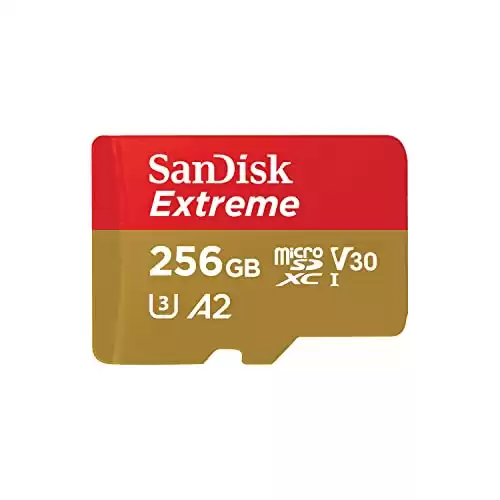 SanDisk 256GB microSD Memory Card