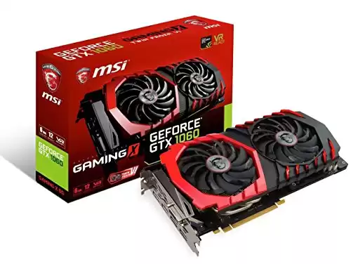 MSI GAMING GeForce GTX 1060 Graphics Card (GTX 1060 GAMING X 6G)