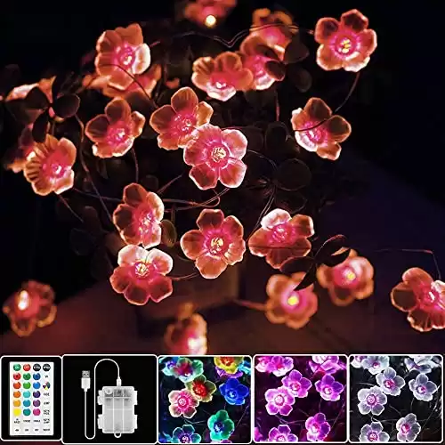 Multicolor Cherry Blossom LED Fairy Lights
