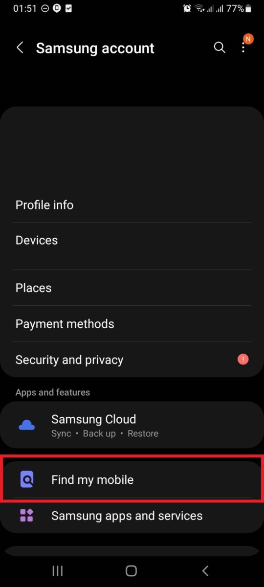 how to track a samsung phone
