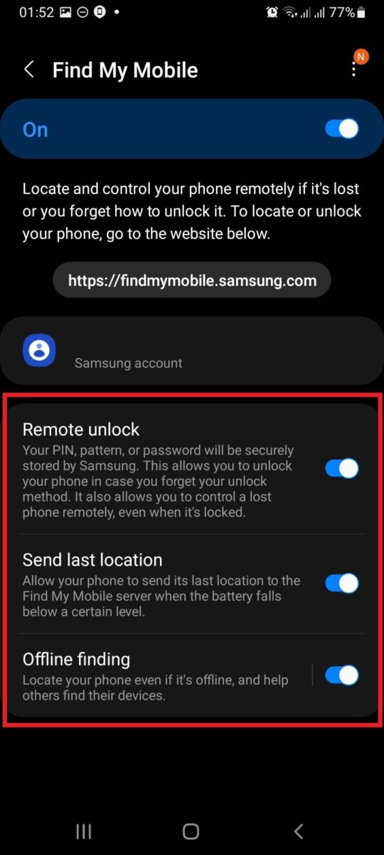 how to track a samsung phone