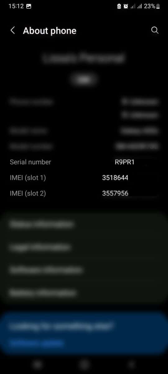 how to find imei on android