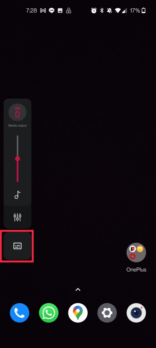 Tap the slider that appears on your screen.