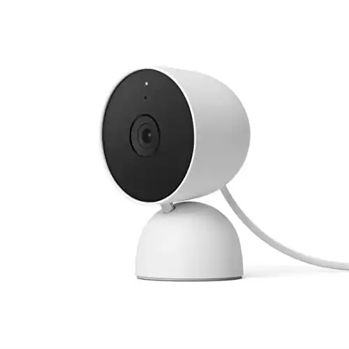 Google Nest Security Cam (Wired) – 2nd Generation – Snow