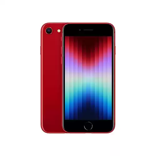 Apple iPhone SE 3rd Gen, 256GB, RED - Unlocked (Renewed Premium)