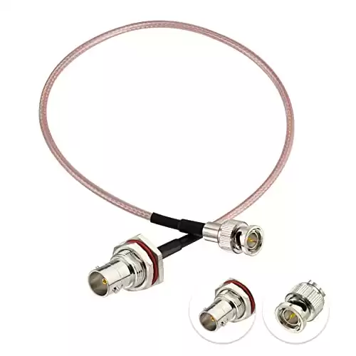 BINGFU Mini BNC Male to BNC Female Bulkhead SDI Cable